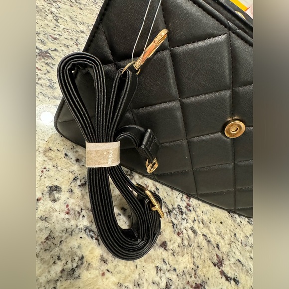 Valentino Orlandi Vegan Leather Quilted Crossbody Bag - Picture 16 of 16